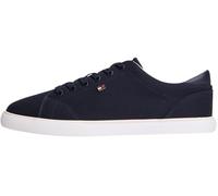 Tommy Hilfiger TH Low Profile Vulc Canvas Fw0fw09102, Basso Top Donna, Blue (Space Blue), 37 EU