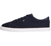 Tommy Hilfiger TH Low Profile Vulc Canvas Fw0fw09102, Basso Top Donna, Blue (Space Blue), 41 EU
