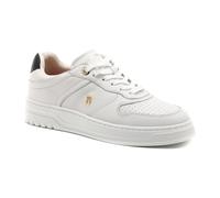 Tommy Hilfiger - TH Monogram Leather Cupsole Trainers - -Shoes -Donna -Bianco -41 EU
