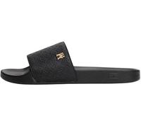 Tommy Hilfiger Donna Scarpe da Mare Monogram Eleganti, Nero (Black), 38