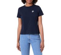 Tommy Hilfiger TH Script Reg C-Nk SS Tee Ww0Ww47809 Maglietta S/S, Blue (Dark Night Navy), XS Donna