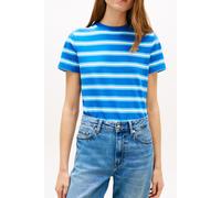 Tommy Hilfiger Th Script Regular C-neck T-shirt Preppy Stripe Blue Orbit Taglia: M | Maglie Sportivi Outlet | Donna | Blu