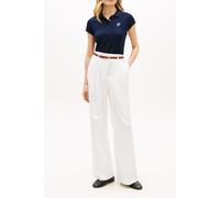 Tommy Hilfiger Th Script Slim Ss Polo Dark Night Navy Taglia: S | Polo Outlet | Donna | Nero