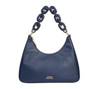 Tommy Hilfiger TH Soft Borsa a spalla Vera Pelle 38 cm blu