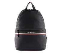 Tommy Hilfiger TH Stripe Backpack AM0AM10300, Zaini Uomo, Nero (Black), OS