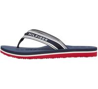 Tommy Hilfiger TH Webbing Summer Sandal Fw0fw09193, Infradito Donna, Blue (RWB), 40 EU