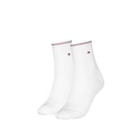 Tommy Hilfiger Shine Calzini Corti, Bianco, 35-38 Donna