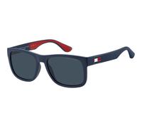 Tommy Hilfiger TH1556/N/S 8RU/KU, Blu, ECO plastic, Uomini occhiali da sole 52