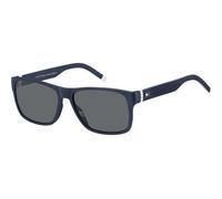Tommy Hilfiger TH1718/S 0JU/IR, Blu, Plastic, Uomini occhiali da sole 56