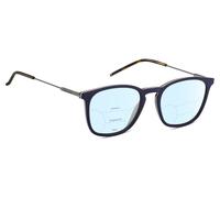 Tommy Hilfiger TH1764S Unisex Multi-Focus Blue Luce Occhiali IN Navy Silver 51mm