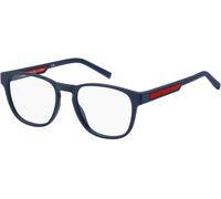 Tommy Hilfiger Uomo TH 2092 WIR Montature da vista Bio Poliammide Blu opaco Squadrata