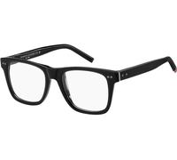 Tommy Hilfiger TH85 807, Nero, ECO acetate, Uomini occhiali 52