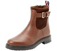 BELT BOOTIE MATERIAL MIX by Tommy Hilfiger 36 Marrone