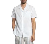 Tommy Hilfiger TJM LINEN BLEND CAMP SS EXT Camicia da uomo, natur, M
