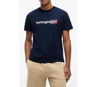 Tommy Hilfiger Tjm Reg Entry Dna Ss Dark Night Navy Taglia: L | Magliette basic Outlet | Uomo | Nero