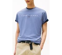 Tommy Hilfiger Linear Logo M - T-shirt - Uomo - Azzurro M