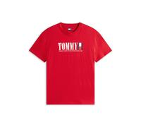 Tommy Hilfiger Tjm Reg Tommy Dna Flag Standard Fit T-shirt Sapphire Red Taglia: M | T-shirt stampate Outlet | Uomo | Blu
