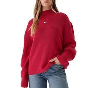 Tommy Hilfiger Tjw Mockneck - Maglione da donna, colore: Rosso, rosso, XL