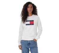 Tommy Hilfiger TJW REG TJ FLAG CREW - Felpa da donna, natur, M