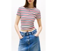 Tommy Hilfiger Tjw Slim Fit Essential T-shirt White / Red / Navy Stripe Taglia: XL | Maglie Sportivi Outlet | Donna | Bianco