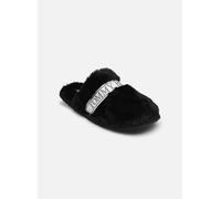 Tommy Hilfiger - TOMMY FUR HOTEL SLIPPER Nero - Pantofole 35 - 36 Nero
