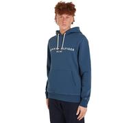 Tommy Hilfiger Tommy Logo Hoody Mw0Mw11599, Felpe con Cappuccio, Uomo, Blu (Aegean Sea), S