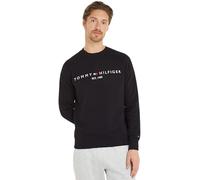 Tommy Hilfiger - Felpa nera con logo-Nero S