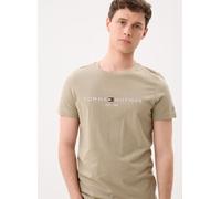 Tommy Hilfiger - Tommy Logo Tee Beige - Abbigliamento XL Beige