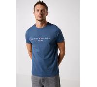 Tommy Hilfiger - T-shirt blu medio con logo XL