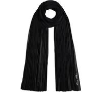 Tommy Hilfiger Tommy Script Chiffon Scarf Aw0Aw18049 Sciarpa Leggera, Black (Black), Taglia Unica Donna
