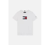 Tommy Hilfiger - Tommy Script Flag Pr KB0KB09725 Bianco - Abbigliamento 12A Bianco