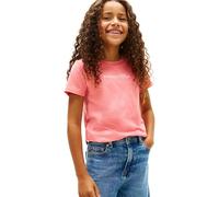 Tommy Hilfiger Tommy Script Tee SS KG0KG09123 T-Shirt, Rosa (Tropical Blush), 4 Anni