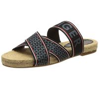 Tommy Hilfiger Tommy Webbing - Espadrillas Piatto da Donna, Cielo del Deserto, 39 EU