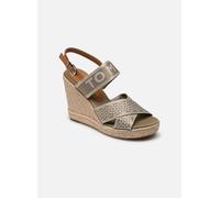 Tommy Hilfiger - TOMMY WEBBING HIGH WEDGE SANDAL Verde - Sandali e scarpe aperte 40 Verde
