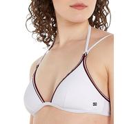 Tommy Hilfiger Top Bikini a Fascia Donna Non Imbottito, Bianco (Th Optic White), S