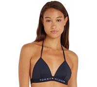 Top bikini Tommy Hilfiger Original Logo blu marino bianco donna - XS
