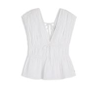 TOMMY HILFIGER Top 'Regular Fit Sleeveless Smock Blouse With' bianco Donna - Abbigliamento - Maglie e top - Top - Maglie senza maniche TOMMY HILFIGER M