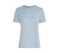 Tommy Hilfiger Corp Logo Regular Fit Short Sleeve T-shirt Blu L Donna