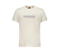 Tommy Hilfiger, ,Tops ,Uomo ,Beige ,XL Cotton T-Shirt