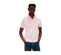 Tommy Hilfiger, ,Tops ,Uomo ,Rosa ,L Polo a Righe Traspirante Regular Fit
