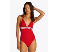 Tommy Hilfiger - Triangle One Piece R UW0UW05847 Rosso - Abbigliamento XL Rosso