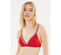 Tommy Hilfiger Top Bikini a Triangolo Donna senza Ferretto, Rosso (Primary Red), XL