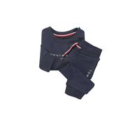 Completo felpa + jogging Blu 3 mesi - 60 cm Tinta unita