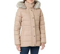 Tommy Hilfiger TYRA DOWN JKT WITH FUR, Piumini Donna, Beige, XS