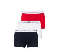 Tommy Hilfiger Uomo Pantaloncini Boxer Confezione da 3 con Fascia con Logo, Multicolore (Desert Sky/White/Primary Red), XL