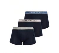 TOMMY HILFIGER UNDERWEAR Men's Trunks Elastic Waist Classic Fit Easy To Match Daily Outdoor Commuting UM0UM03881-0XW L,M,S,XLLettere,A strisceTessuto