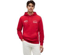 Tommy Hilfiger Unisex Felpa con Cappuccio TH X Cadillac F1 Varsity Graphic in Cotone, Rosso (Red), M