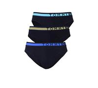 Tommy Hilfiger Uomo 3p Brief Intimo Not Applicable, Thelectricbl/Aquaticteal/Fadedolive, SM