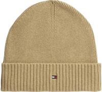 Tommy Hilfiger Uomo Berretto in Maglia Flag Cotton Beanie con Cachemire