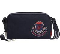 Tommy Hilfiger Uomo Borsa a Tracolla Heritage Camera Bag con Logo, Blu (Space Blue), Taglia Unica